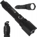 Latarka taktyczna wojskowa LED USB zoom mocna zbijak Libox