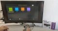Dekoder tuner TV naziemna DVB-T2 Wiwa mini + antena pokojowa 42 dB