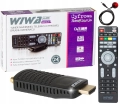 Tuner dekoder TV naziemnej HD DVB-T2 H.265 Wiwa mini WiFi