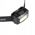 Latarka czołowa akumulatorowa COB czołówka LED USB Libox
