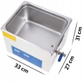 Myjka ultradźwiękowa wanna mycia części 10 l 240 W Heckermann płyn kosz