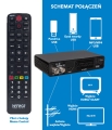 Tuner dekoder TV naziemnej HD DVB-T DVB-T2 H.265 Wiwa Lite WiFi