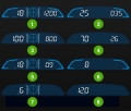 Wyświetlacz projektor HUD LED LCD USB GPS prędkość