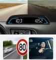 Wyświetlacz projektor HUD LED LCD USB GPS prędkość