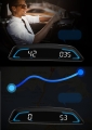 Wyświetlacz projektor HUD LED LCD USB GPS prędkość