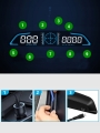 Wyświetlacz projektor HUD LED LCD USB GPS prędkość