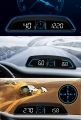 Wyświetlacz projektor HUD LED LCD USB GPS prędkość