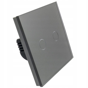 Włącznik dotykowy 2G ZigBee Tuya bez N szary B-Line
