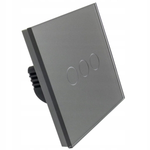 Włącznik dotykowy 3G ZigBee Tuya bez N szary B-Line