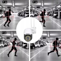 Kamera IP zewnętrzna obrotowa auto śledzenie wodoodporna IP66 pełne 3MPx WiFi Tuya karta SD