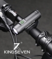 Lampka lampa latarka rowerowa przód LED 400 lm latarka 2000 mAh Kingseven