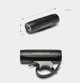 Lampka lampa latarka rowerowa przód LED 400 lm latarka 2000 mAh Kingseven