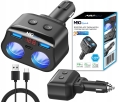 Rozdzielacz gniazda zapalniczki 12-24 V 3x USB QC PD