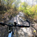 Lusterko rowerowe na kierownicę do roweru obrotowe