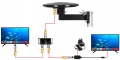 Antena dookólna DVB T2 zestaw 2TV Digital360 Vayox + rozdzielacz