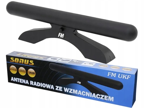 Antena radiowa pokojowa FM UKF polska wzmacniacz
