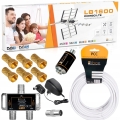 Antena TV kierunkowa Combo DVB-T2 MUX8 zestaw 2 TV LB1600 Libox