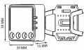Mini przekaźnik sterownik moduł 16 A ZigBee Tuya