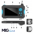 Kamera inspekcyjna Duo endoskop 10 m 9 LED 2 x Full HD
