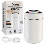 Ultradźwiękowy nawilżacz powietrza LED USB duży 3 l 