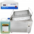 Myjka ultradźwiękowa 99 l generator 1500 W Heckermann + płyn 5 l