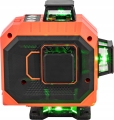 Poziomica laserowa 360° 4D inteligentne auto-poziomowanie komunikaty PL tyczka 
