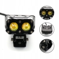 Halogeny motocyklowe LED 40 W 4000 lm 2 tryby lampy