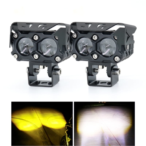 Halogeny motocyklowe LED 40 W 4000 lm 2 tryby lampy