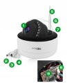Zewnętrzna kamera IP H265 UHD 5 MPx kopułka WiFi