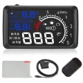 Wyświetlacz projektor HUD LED LCD OBD2 5,5" zegary Blue