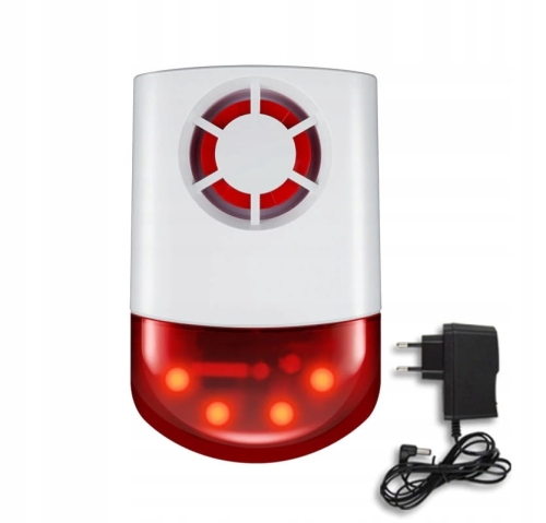Syrena dźwięk-świetlna sygnalizator bezprzewodowa