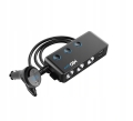 Rozdzielacz gniazda zapalniczki MBG Line 12-24 V 4x USB QC PD