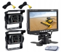 2x kamera cofania monitor 7" cali diody IR 10 m BUS