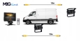 2x kamera cofania monitor 7" cali diody IR 10 m BUS