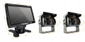2x kamera cofania monitor 7" cali diody IR 10 m BUS