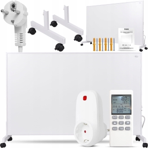 Grzejnik na podczerwień promiennik  800 W termostat pilot