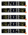 4x TPMS do samochodu czujnik ciśnienia temperatury solar