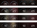 Wyświetlacz projektor LED LCD HUD OBD2 M8 zegary