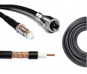 Konektor antenowy 5 m wtyki FMEm-FMEż przewód SRF-240