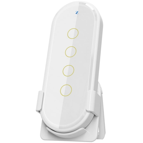 Dotykowy pilot ZigBee Tuya 4 obwody 12 scen biały