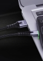 Kabel USB 2,4 A micro USB QC 3.0 2 m LED Essager