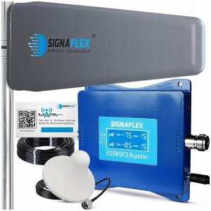 Wzmacniacz zasięgu sygnału GSM DCS 4G LTE anteny T2 grzybek