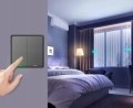 Pilot włącznik Tuya ZigBee 2 obwody 6 scen szary