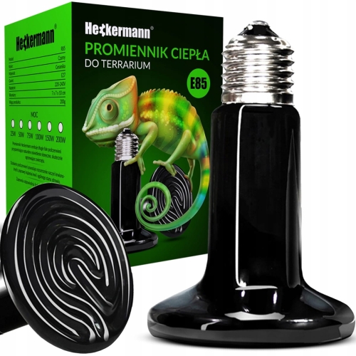 Żarówka grzewcza podczerwień do terrarium 100 W E27