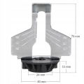Ostrzałka do ostrzenia łańcuchów 3 końcówki + klucz