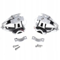 Halogeny motocyklowe lampy reflektory lightbar LED srebrne i czarne wybór