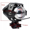 Halogeny motocyklowe lampy reflektory lightbar LED srebrne i czarne wybór