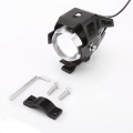 Halogeny motocyklowe lampy reflektory lightbar LED srebrne i czarne wybór