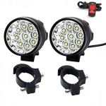 Halogeny motocyklowe 90 W 9000 lm lampy reflektory lightbar LED