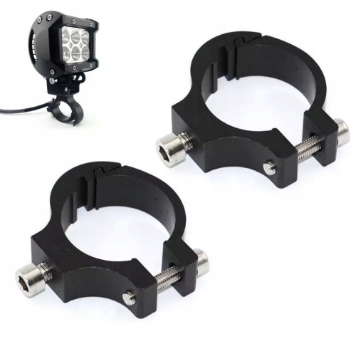 Uchwyt uniwersalny na halogeny lampy motocyklowe 26-32 mm